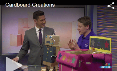 Cardboard creations for the kids