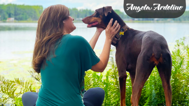 Nina Osteosarcoma Update - Featured Image - Nina and Angie sitting on the dock