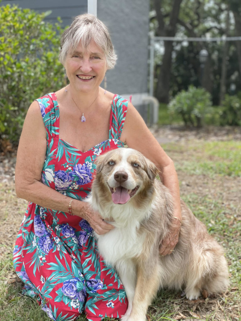 Dr. Christina Chambreau Author Photo with Dog