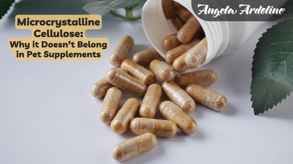 what is Microcrystalline cellulose in pet supplements and why it doesn't belong